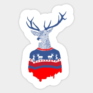 Ugly Winter Pulover Sticker